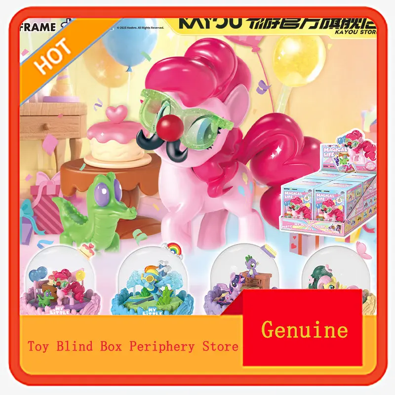 

Kayou Official My Little Pony Surprise Mini Scene Blind Box Authentic Collectible Figure Desktop Decoration Kids Toy For Girls
