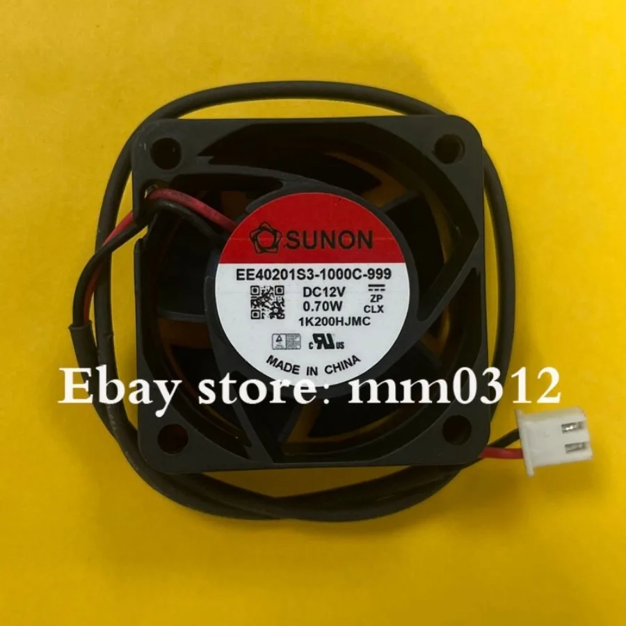 AA + for SUNON EE40201S3-1000C-999 40 * 40 * 20mm DC 12V 0.70W 4020 2 pin cooling fan -