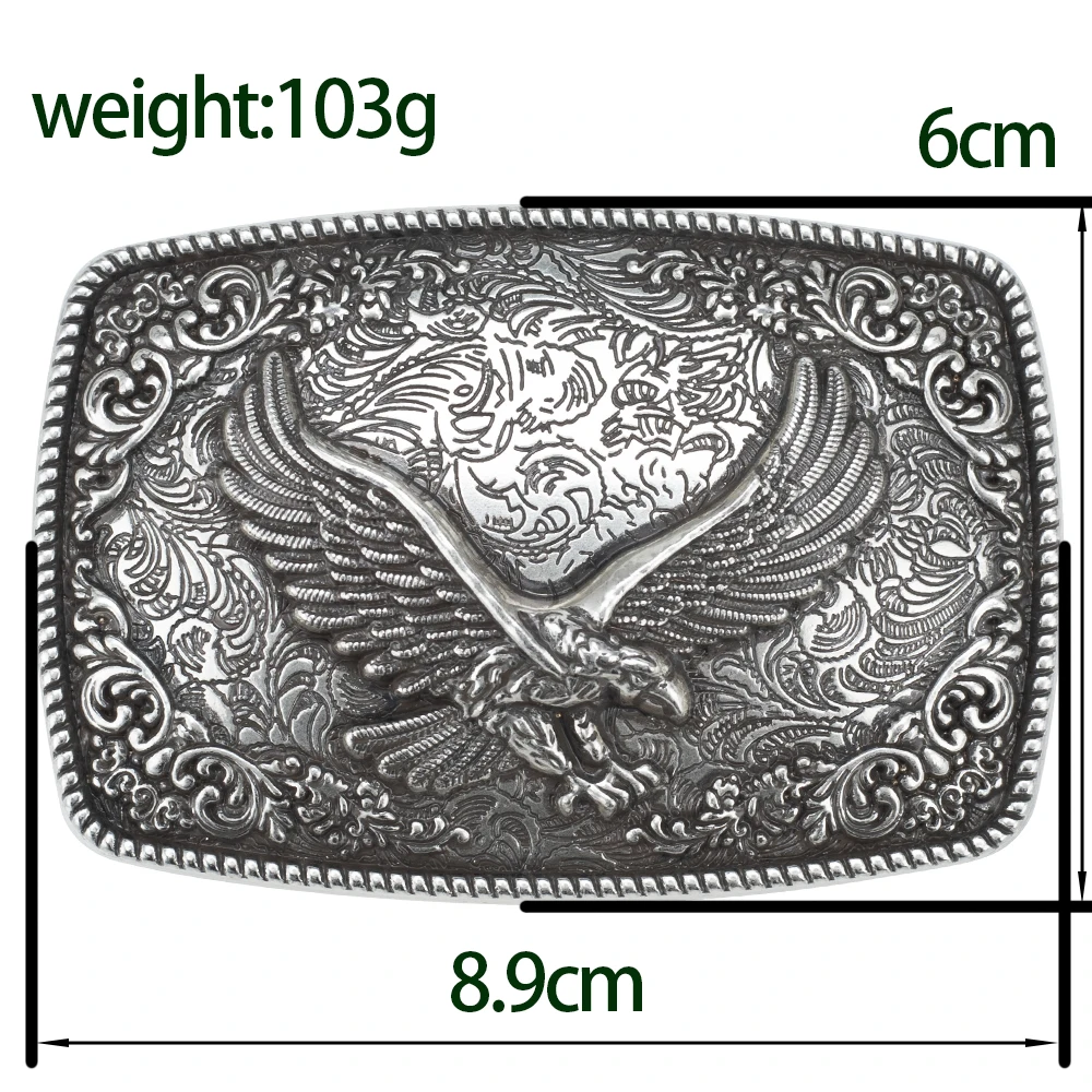 Mạ Bạc Đại Bàng Trang Trí Lưng Quần Jean Phụ Kiện Thời Trang Trẻ Trung