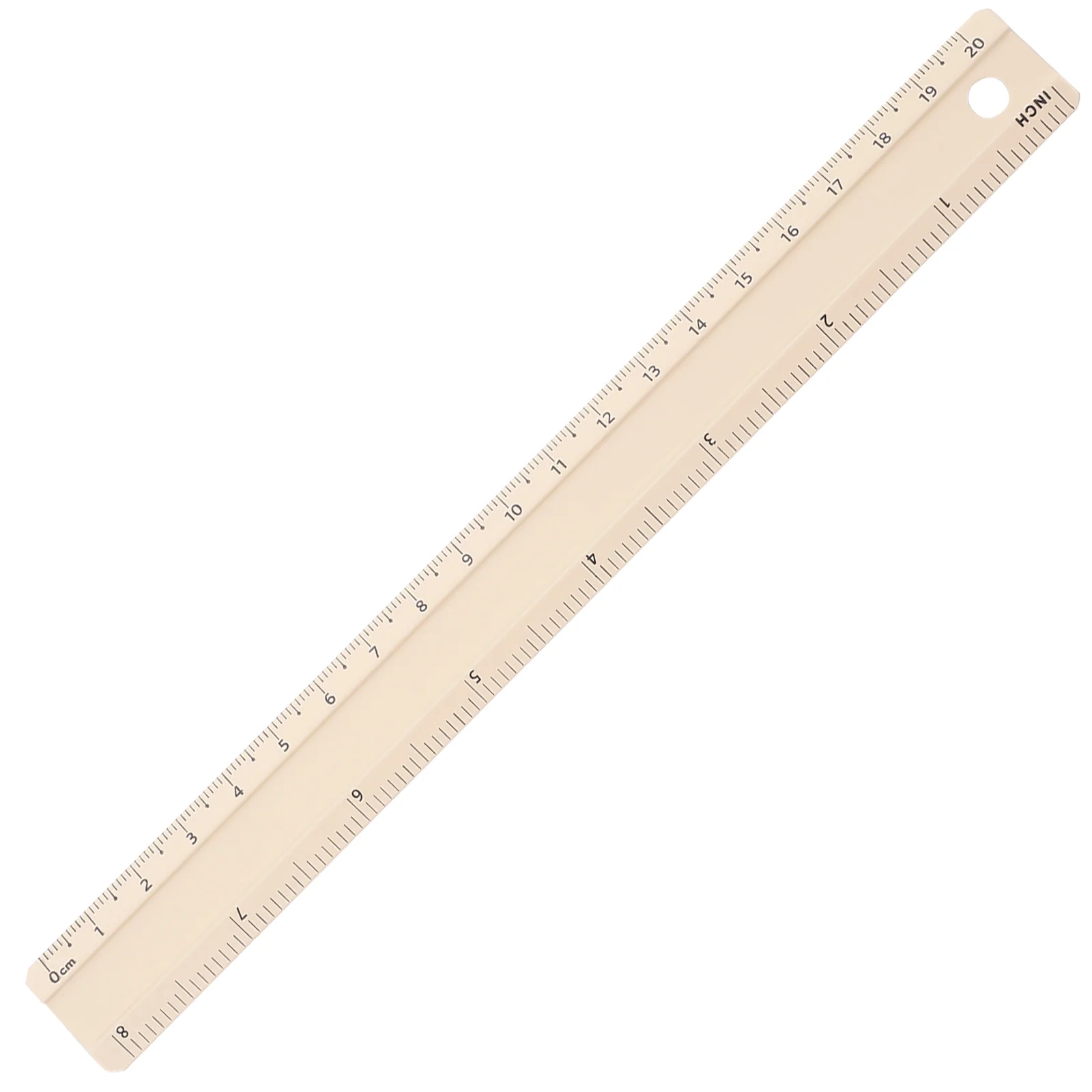 Aluminum Alloy High-Precision Ruler Versatile Measuring Tool with CM and Feet Drafting Ruler Engineering Drawing Ruler 20cm