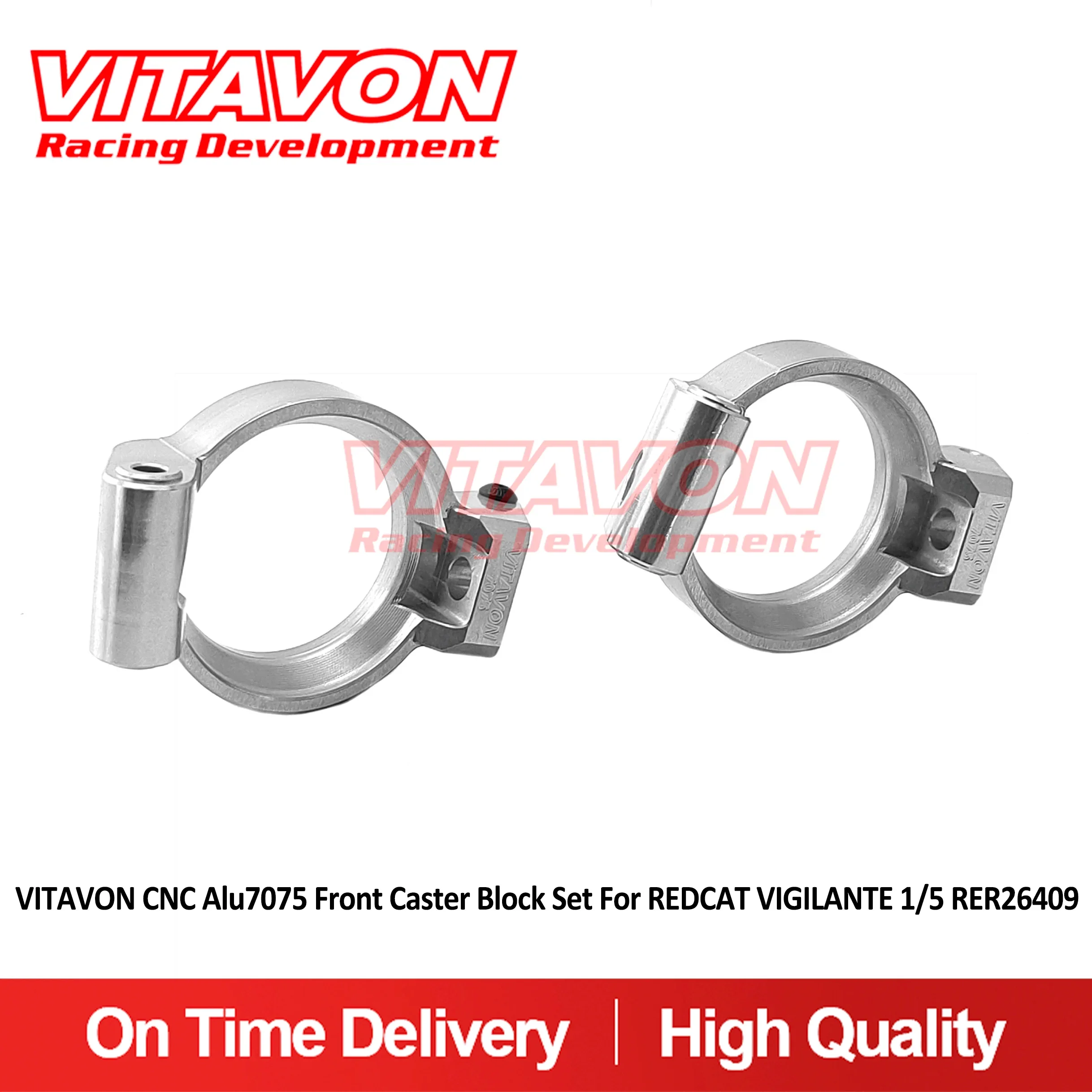 VITAVON CNC Alu7075 Front Caster Block Set For REDCAT VIGILANTE 1/5 RER26409