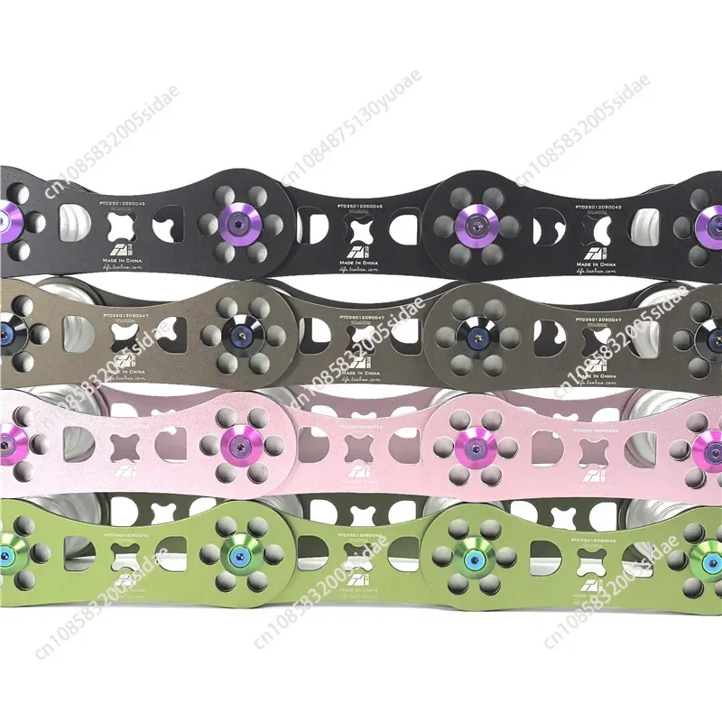 Rock climbing pulley track folding safety rope anti-wear rope cover four-wheel ropeway corner wheel special protector
