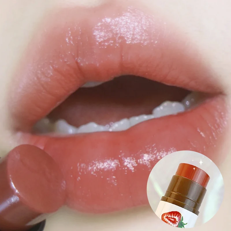 Fruit Flavor Lip Balm Color Changing Moisturizing Lasting Red Tea Tint Lipstick Waterproof Anti-cracking Lips Care Korean Makeup