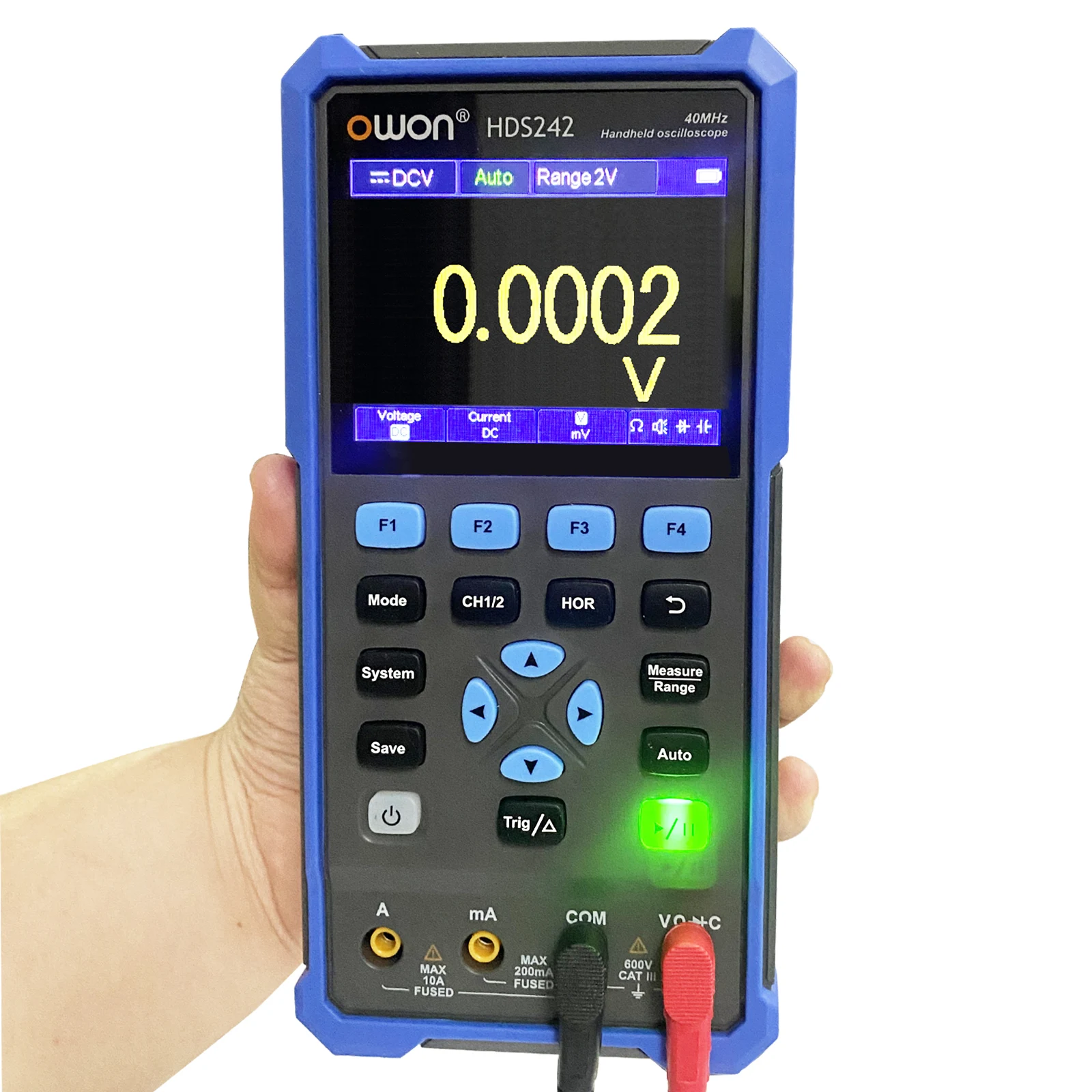 OWON Digital Oscilloscope+ Signal Generator+Multimeter Portable USB 2 Channels 40mhz 70mhz Test Meter HDS242 HDS242S HDS272S