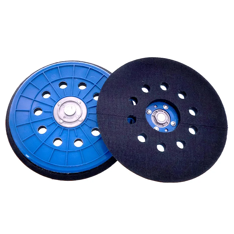 Self-Adhesive 9 Inch Sanding Disc with 10 Hole Dust Extraction and Flocking Backer Pad for Wall Grinder Polisher Performance Use