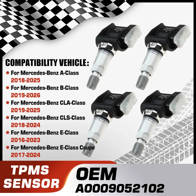 

Tire Pressure Sensor For Mercedes-Benz A-Class W177 B-Class W247 CLA-Class C118 CLS-Class C257 E-Class W213 E-Class Coupe C238
