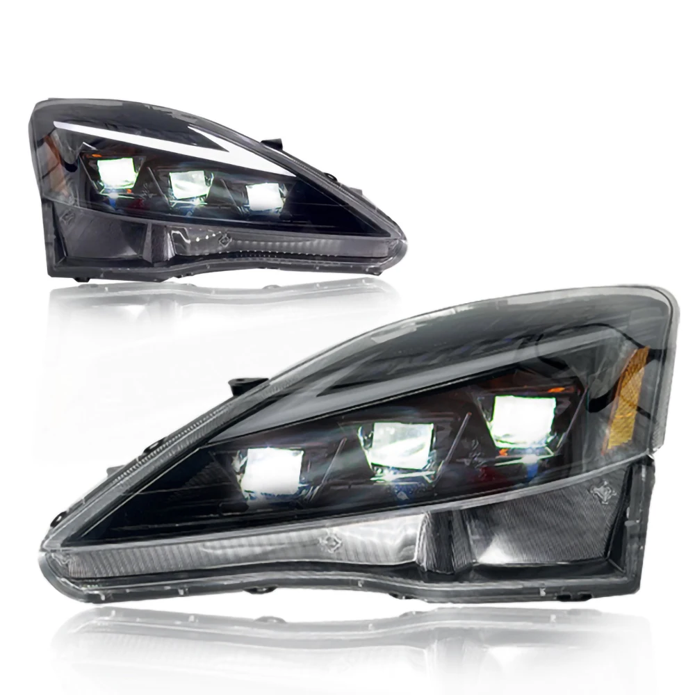 Pair of Car Headlight Assembly For LEXUS 2006-2012  Front Light Plug&Play Auto LED Head Lamp System