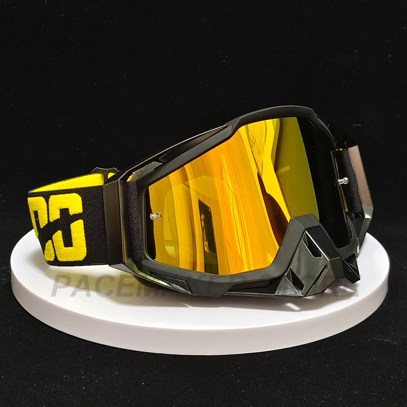 

Motorcycle Glasses Motocross Goggles MX Off-road Glasses Men Windproof ATV Cycling HD Mirrored Lens Cycling Moto Skiing Sunglass