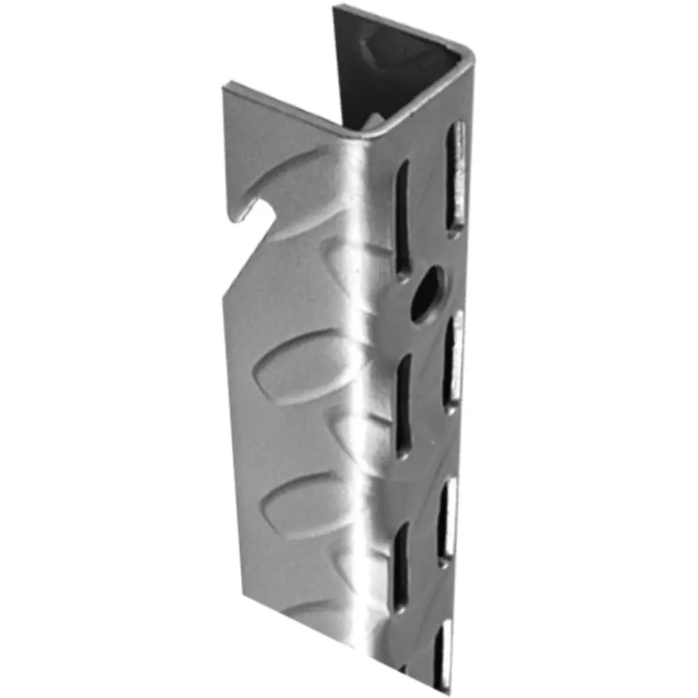 

John Sterling HEAVYWEIGHT Diamond Plate Shel Support System Adjustable Wall Stand, 75-inch, Platinum, 0201-75PM