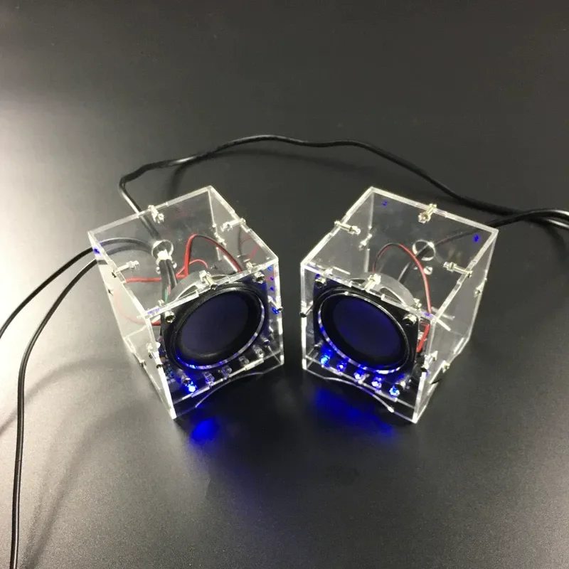 For 3W Stereo Mini Speaker Production Kit DIY Small Power Amplifier Welding Training Assembly Electronic Spare Parts For