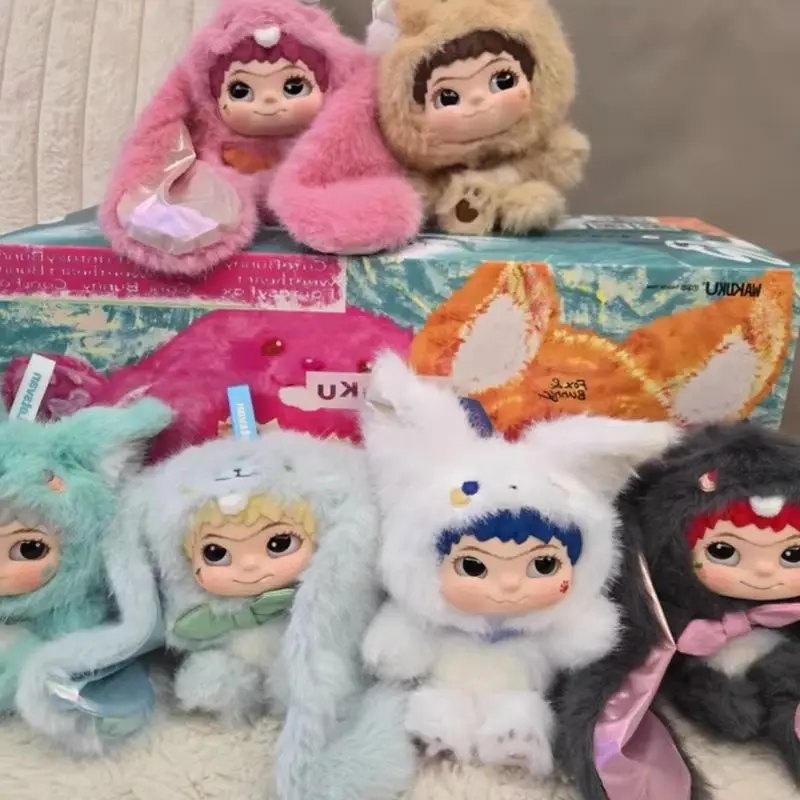 

Wakuku Fox And Bunny Naughty Diary Series Doll Blind Box Healing Doll Cute Doll Random Gift Pack Delicate Plush Figurine Gothic