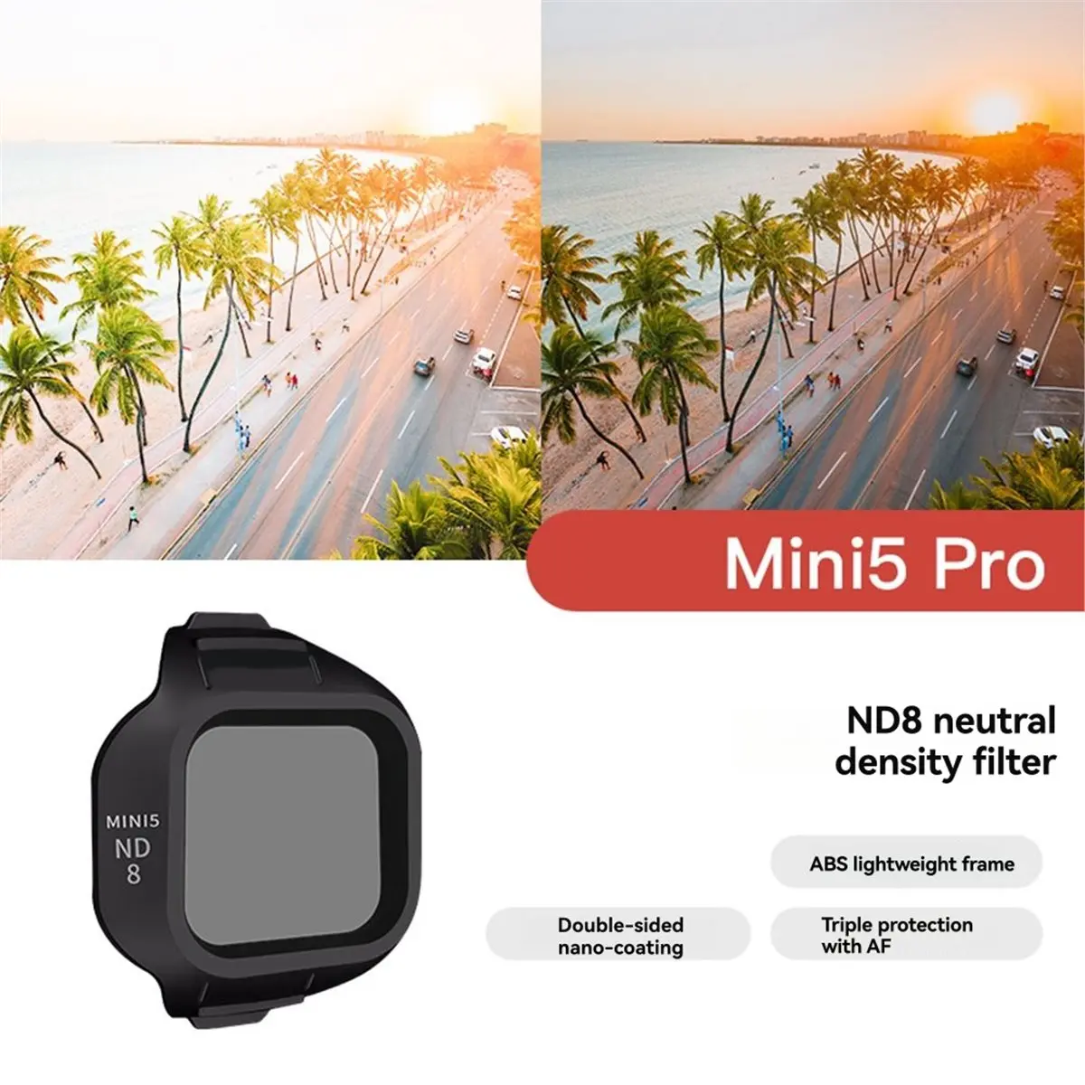 

For Mini 5PRO Drone Filter Accessories UV Protection Filter CPL Polarizer ND Filter