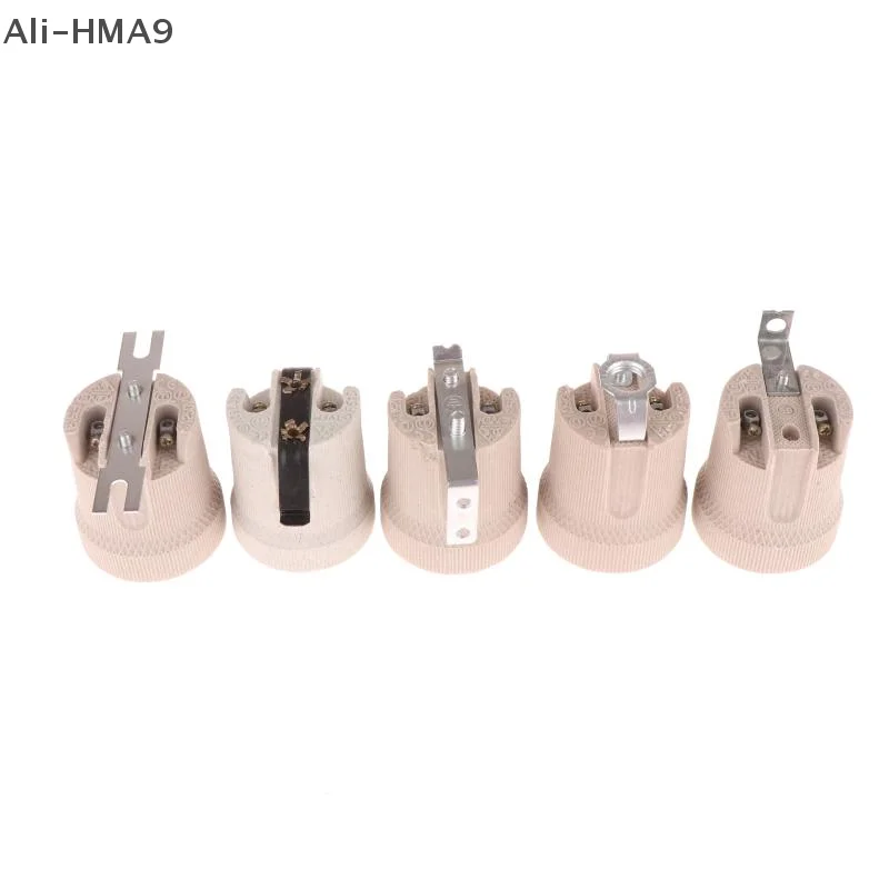 

1 Piece Fixing Bracket Large Screw Cap Lamp Base E27 Vintage Ceramic Lamp Fittings Socket Lamp Base Holder Accessory