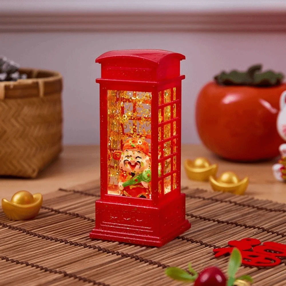 مصغرة الثروة الله ليلة مصباح مضيئة معلقة زخرفة السنة الجديدة زينة الرياح مصباح حسن الحظ سطح المكتب جو مصباح #2