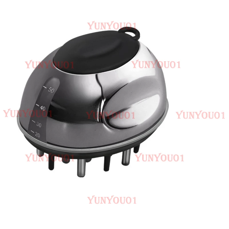 Medicine Artifact on Scalp, Add Nutrient Solution, Apply To Medicine Artifact, Massage Ball Type Liquid Guide Comb