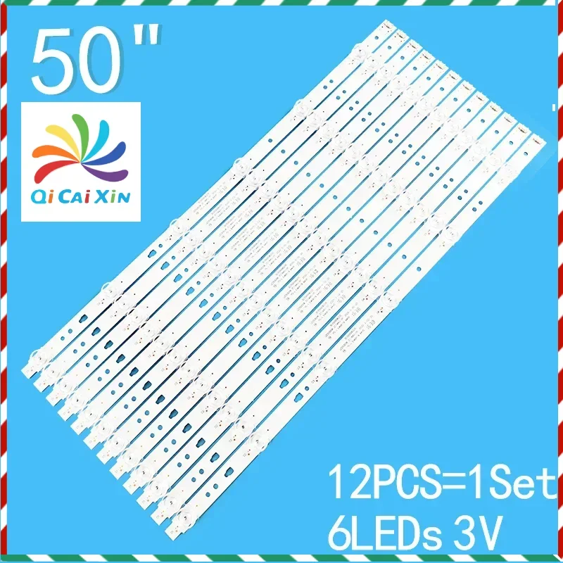 for 50inch LCD TV LED50D6-01(A) LED50D6B-01(A) 30350006211  50A6M 50A6 LE50U51A LE50B8000 LE50A7100L backlight strip