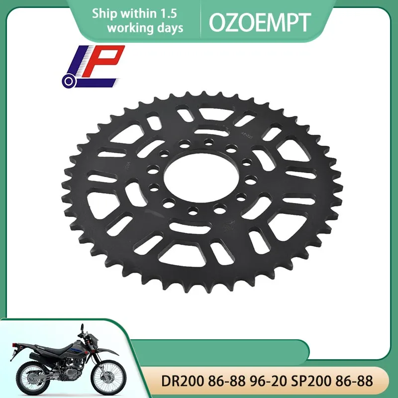 

OZOEMPT 520-45T Motorcycle Rear Sprocket Apply to DR200 86-88 96-20 SP200 86-88