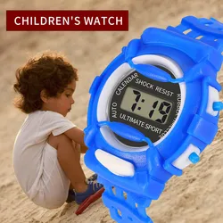 Waterproof Children Watch for Boy Girls Fashion Digital Wristwatches Outdoor Silicone Sport Kids Watch Bracelet reloj montre