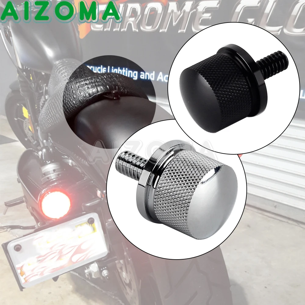 

Motorcycle Seat Bolt Tab Screw Nut Knob Mounting for Harley Dyna CVO Fat Street Bob Super/Wide/Electra Glide Low Rider FLHT FXDB
