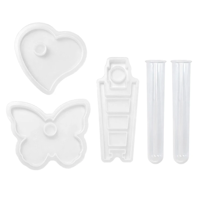 Flexible Silicone Display Mold for Handmade Test Tube Holder Crafts D0UB
