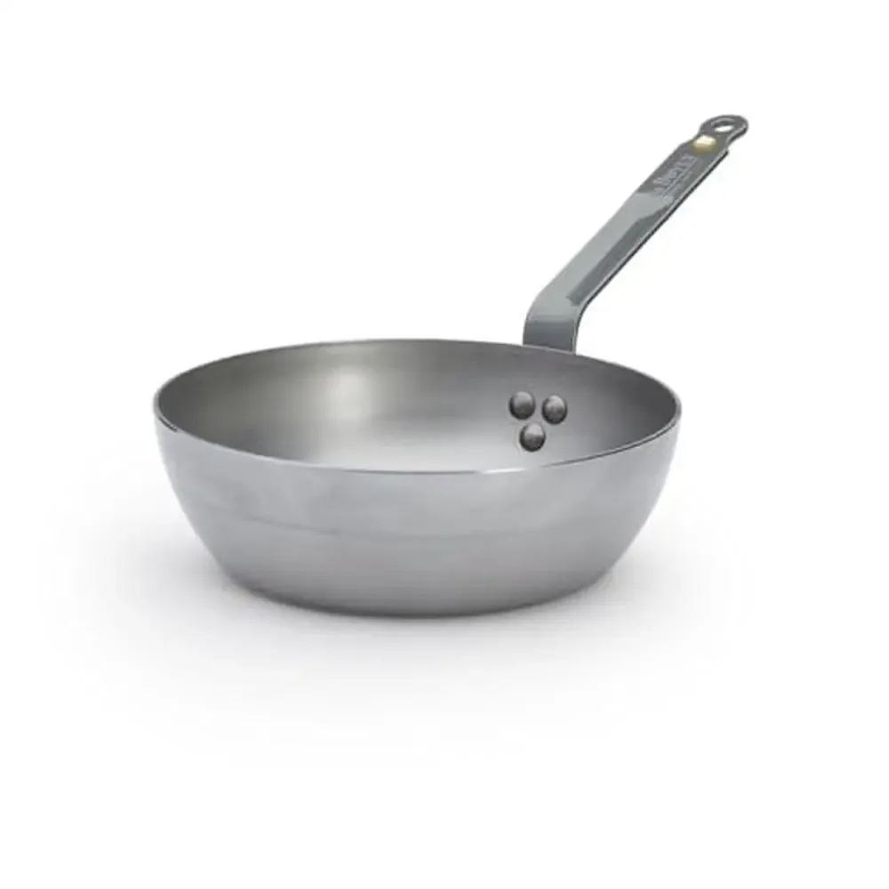 

Carbon Steel Country Fry Pan 9.5" Natural Nonstick Saute Pan French Culinary Tradition Rooted