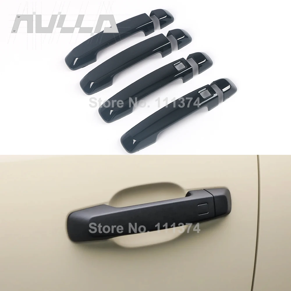 

Для GWM Tank 300 2021-2024 2025 черная дверная ручка декоративная крышка ABS карбоновая защитная рамка аксессуары