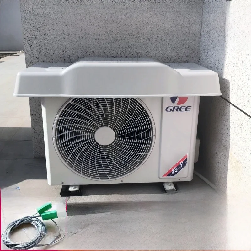 Thickened Rainproof Air Conditioner Outdoor Unit Protection Cover Sunshade Board Universal Roof Shelter Hanging Machine Guard