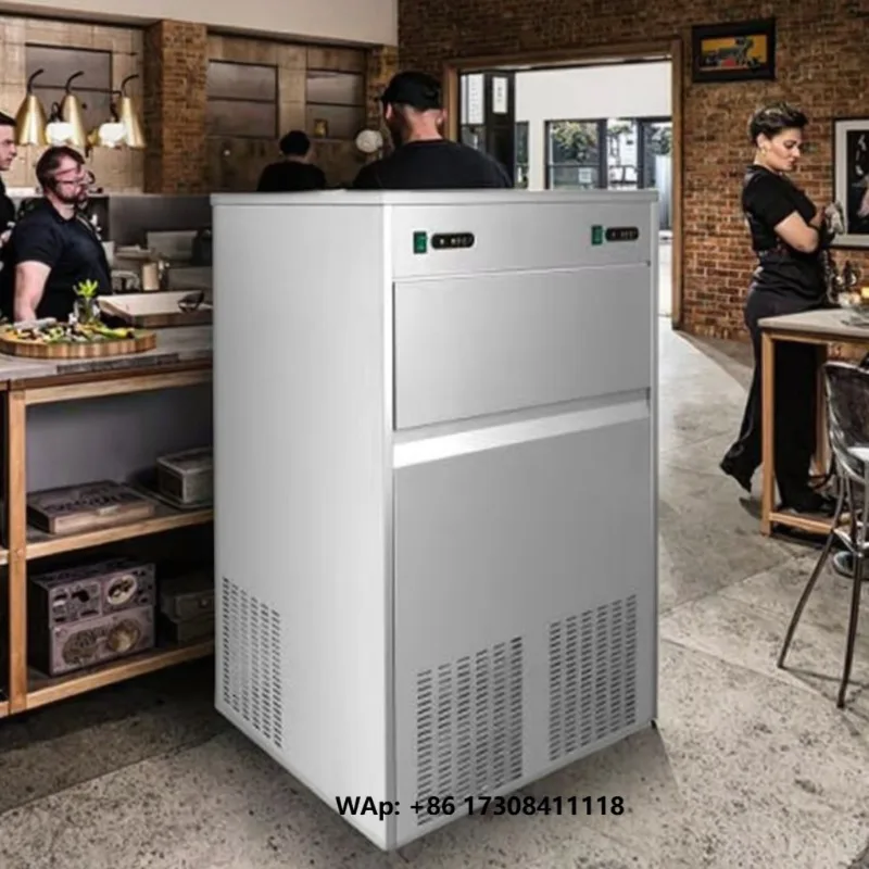 Commercial Bullet Ice Making Machine 100kg/24h Bullet Ice Maker for Drinking