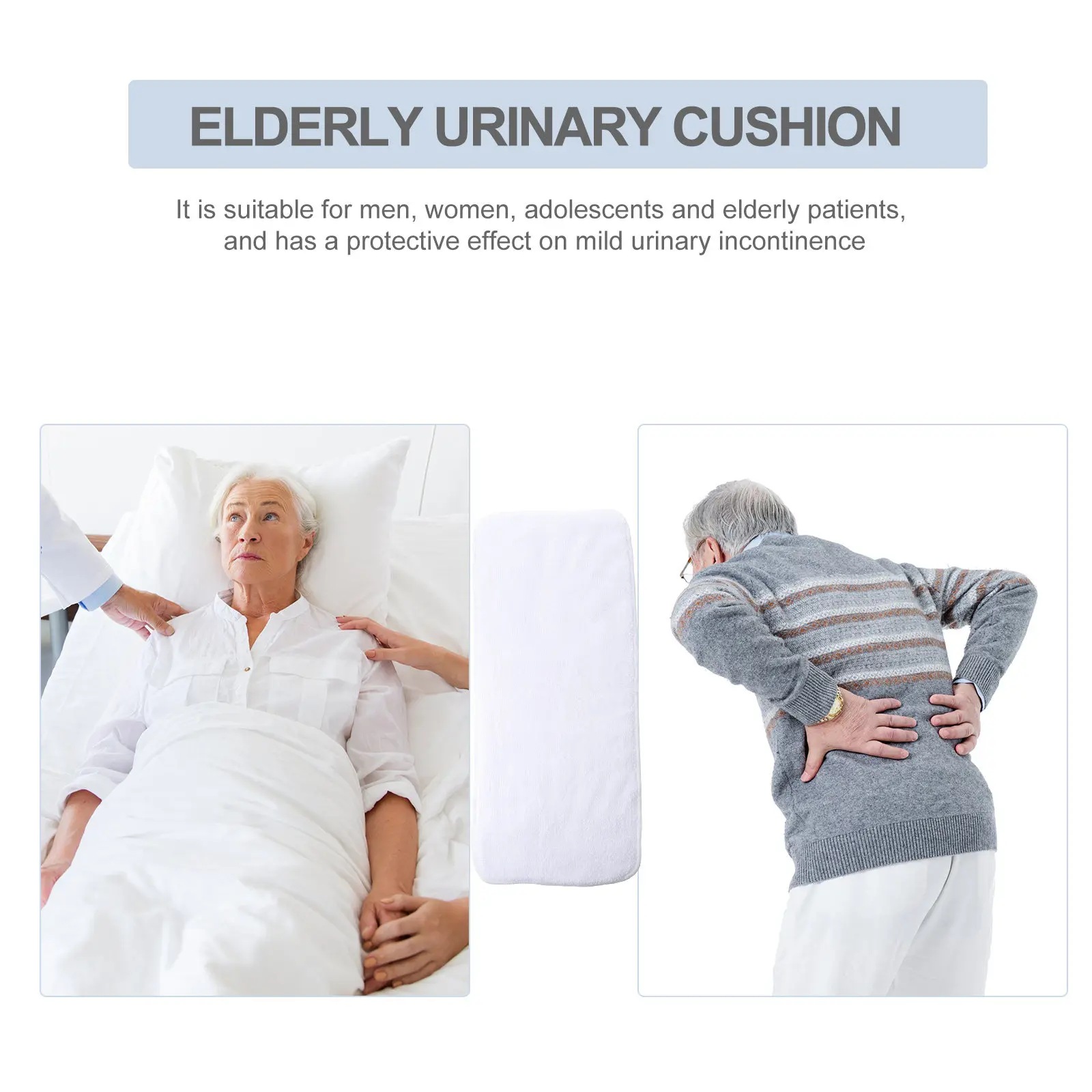 

3Pcs Thickened Adult Incontinence Diaper Reusable Leakproof Urinary Cushion for Elderly Use Drying Washable