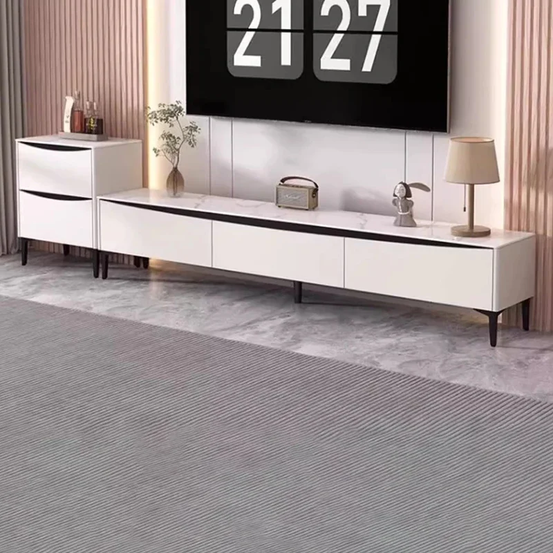 فاخر بسيط خزانة تلفزيون أنيقة الحديثة الشمال حساسية تلفزيون وحدات التحكم خزانة الجمال العصرية Meuble التلفزيون صالون أثاث المنزل #4