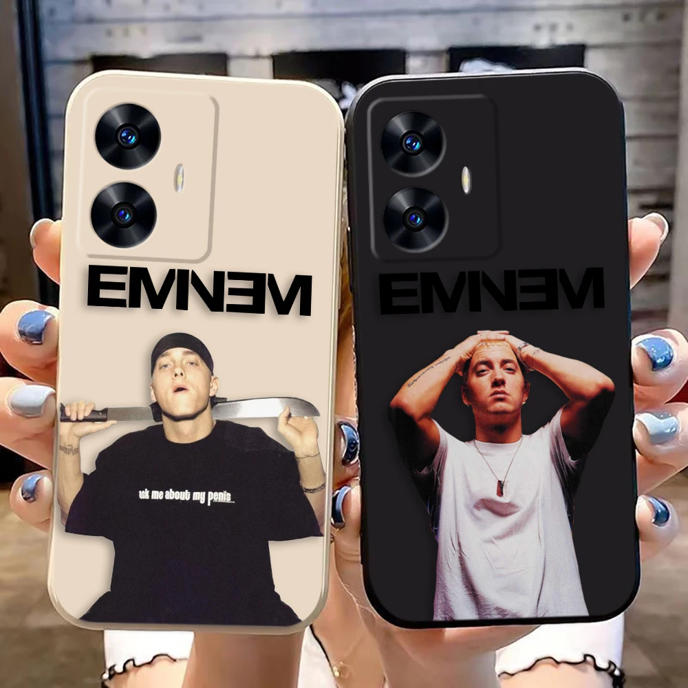 

Hip Hop Singer e-Eminem Phone Case For Realme C65 C63 C53 C35 C55 C33 C30 C21Y C20 C12 C11 GT 2 XT NARAO 20 30 50 Case Funda