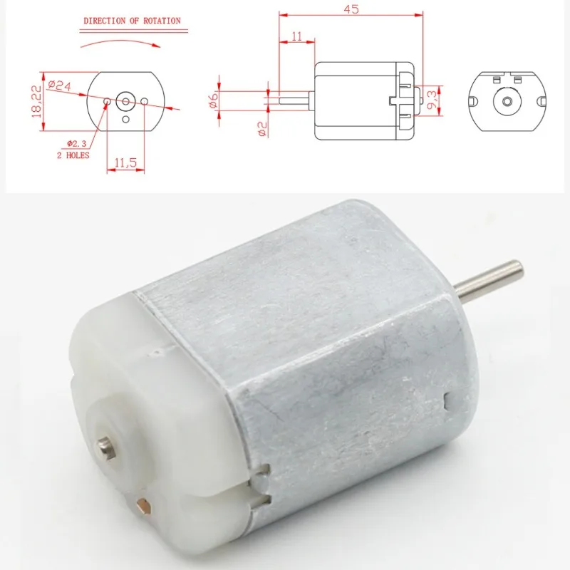 FC-280PC 12V Car Door Lock Actuator Replacement Motor for Mabuchi Motor Mazda for Toyota Lexus Honda Ford Renault