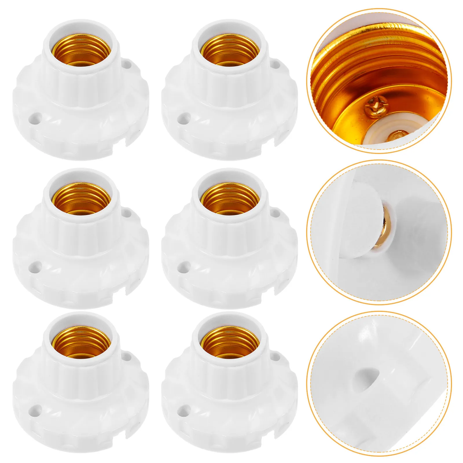 

10 шт. термостойких винтовых патронов для ламп, сменные держатели для подвесных светильников, для самостоятельной установки освещения