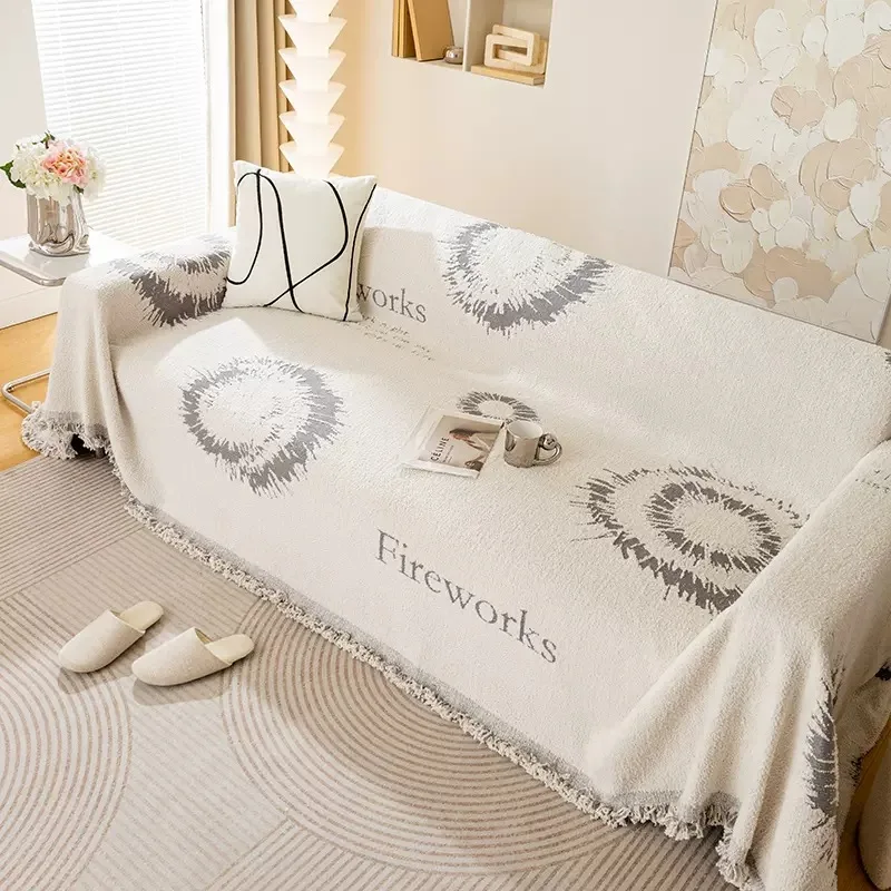 

Sofa Covers for Sectional Sofa, Couch Cover for Dogs, Couch Covers with Tassel Loveseat Covers Futon Cover L Shaped Cover