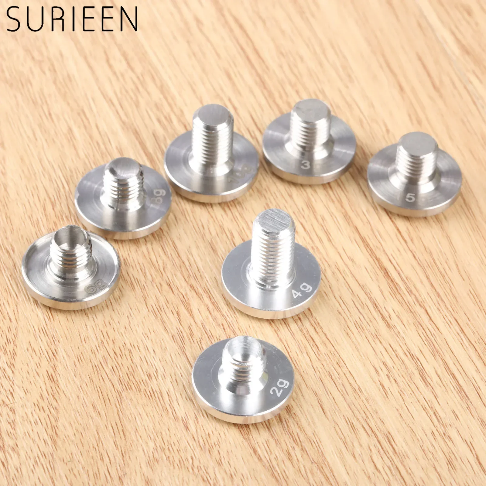 

7Pcs Metal Golf Weight Screw Set Fit for 2017 TaylorMade New M2 Driver 2g 4g 6g 8g 10g 13g 15g Golf Club Heads Weigt Replacement
