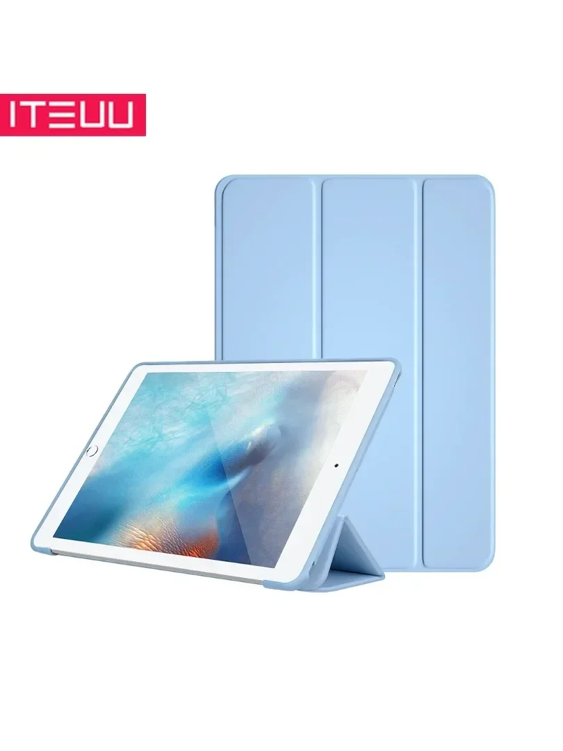 Etui z klapką na tablet iPad Air Pro MINI, pokrowce na modele 3 4 5 6 7 8 9 10 generacji, 11 13 12.9 2024 2025, skórzane etui z funkcją podstawki. — zdjęcie produktu 7