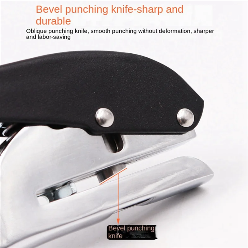 

ABUF-2X Screw Covers Hole Punch 8Mm Aperture Round Punch Pliers Credit Photo Paper Card Corner Round Puncher Plier