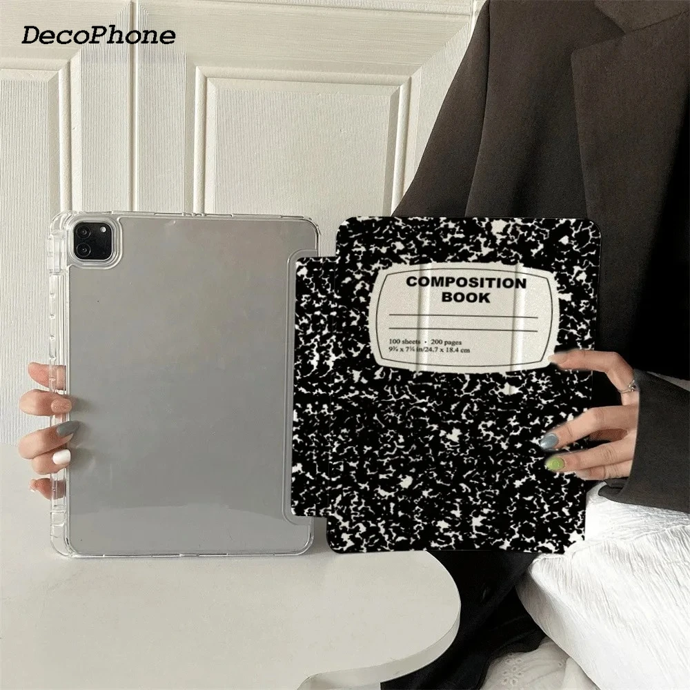 

notebook patterned apple TABLET CASE FOR iPad pro 10/11-Inch 2020/6th/7th /8th /Air 3rd/Air 4th/9th gen/Air 5th Gen 2022/Air 1