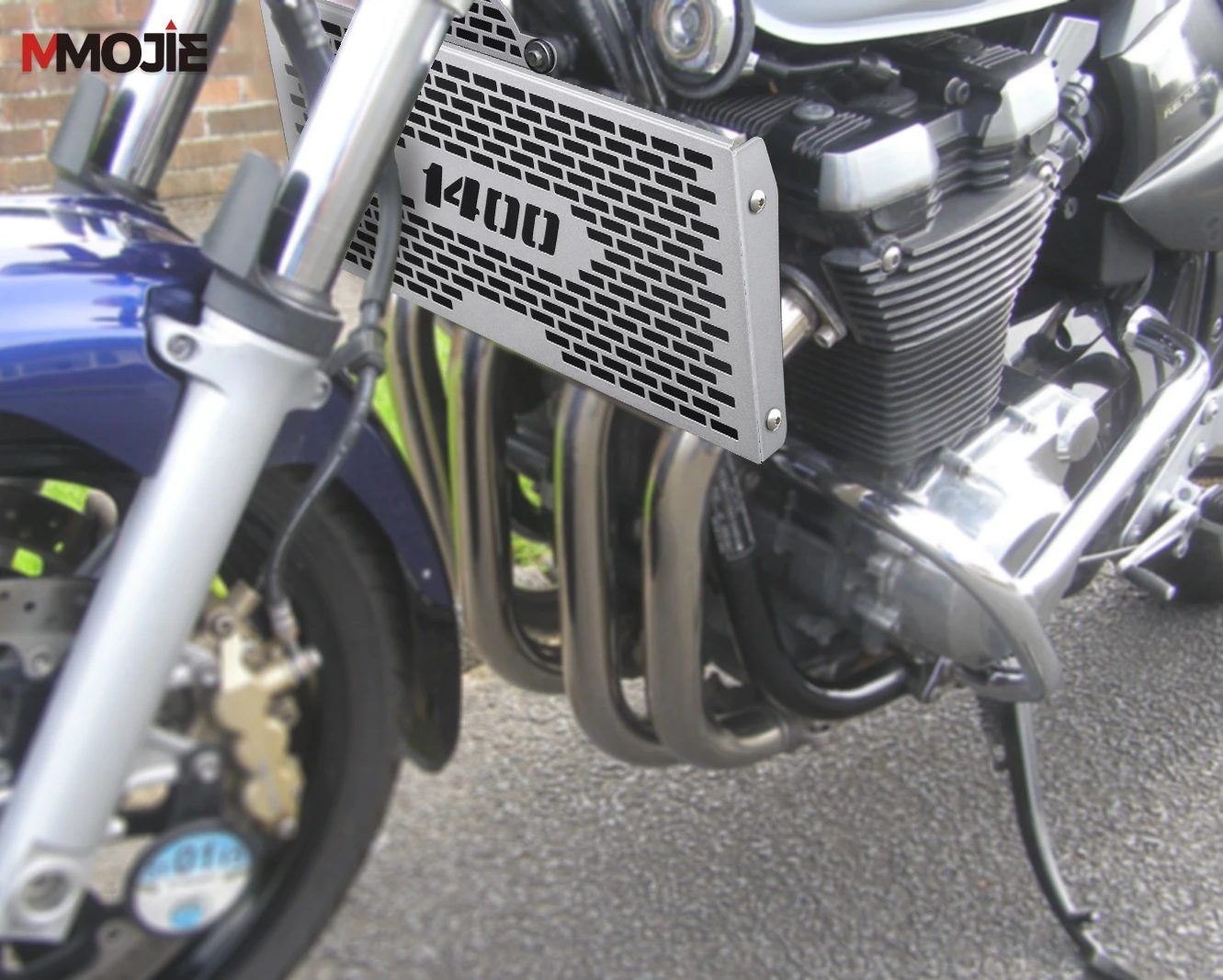 شبكة المبرد غطاء حماية حماية لسوزوكي GSX1400 GSX 1400 GSX-1400 2002 2007 2006 2005 2004 2003 اكسسوارات دراجة نارية #2