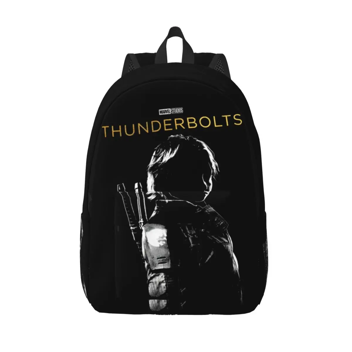 

Рюкзак с силуэтом комиксов Thunderbolts Yelena для мужчин и женщин, модный студенческий рабочий рюкзак для ноутбука, компьютера, холщовые сумки, спортивные