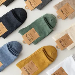 2 Pairs/Lot Man Cotton Short Socks Fashion Breathable Men Crew Comfortable Casual Sock Pack Male Street Fashions Long Sock