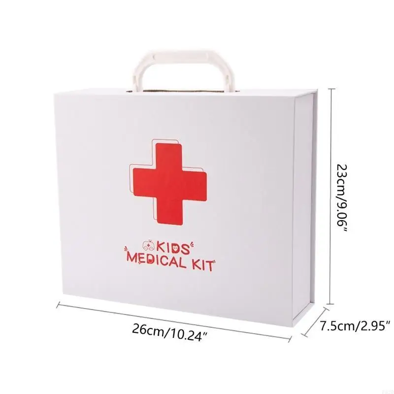 F62D Early Education Tandarts Tools Wooden Tandarts speelgoed Doctor Gadgets Doctor Tandarts Girl Real Stethoscoop Set