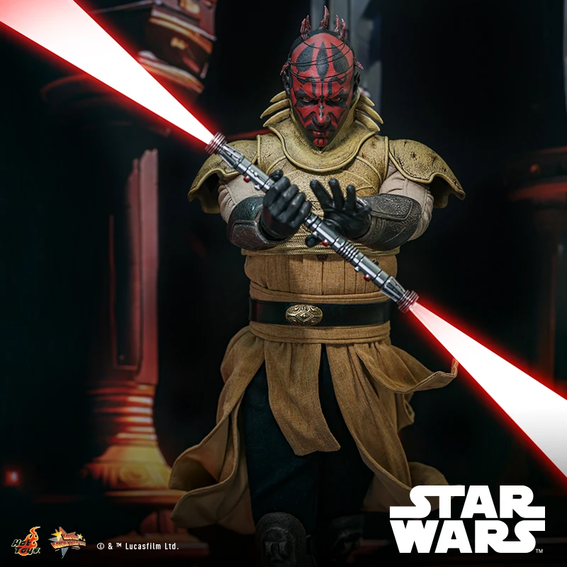 

Горячие игрушки 35 см, фигурка «Звездные войны Prequel 1 Darth Maul», концепция искусства, масштаб 1:6, декоративное украшение, Коллекционная фигурка, игрушка в подарок