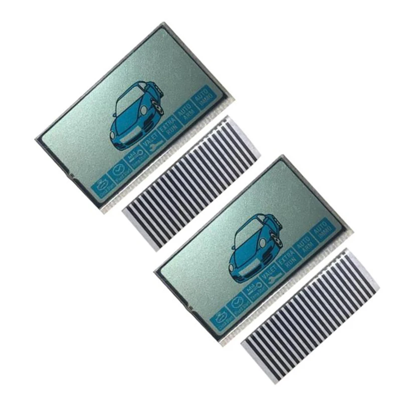 2PCS B9 LCD display train stripe flexible cable for Starline B9 C9 remote Key Keychain alarm Jaguar ez-one KGB FX-7 FX7 KGB EX-8