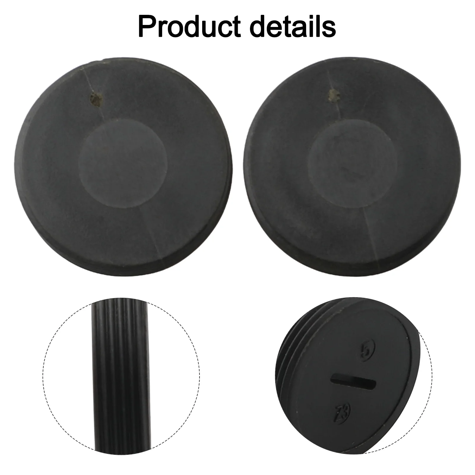 Electric Tool Upgrade Part Number 643700-5 2pcs Brush Cap Carbon Brush Cap Accessories for afs Compatible Cap Brush Cap Package