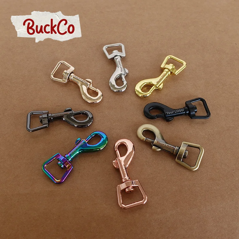 100pcs/lot Engraved 15mm Metal Nickel Plated Quick Release Buckles For Dog leash Outdoor Webbing DIY Accessory 8 colours