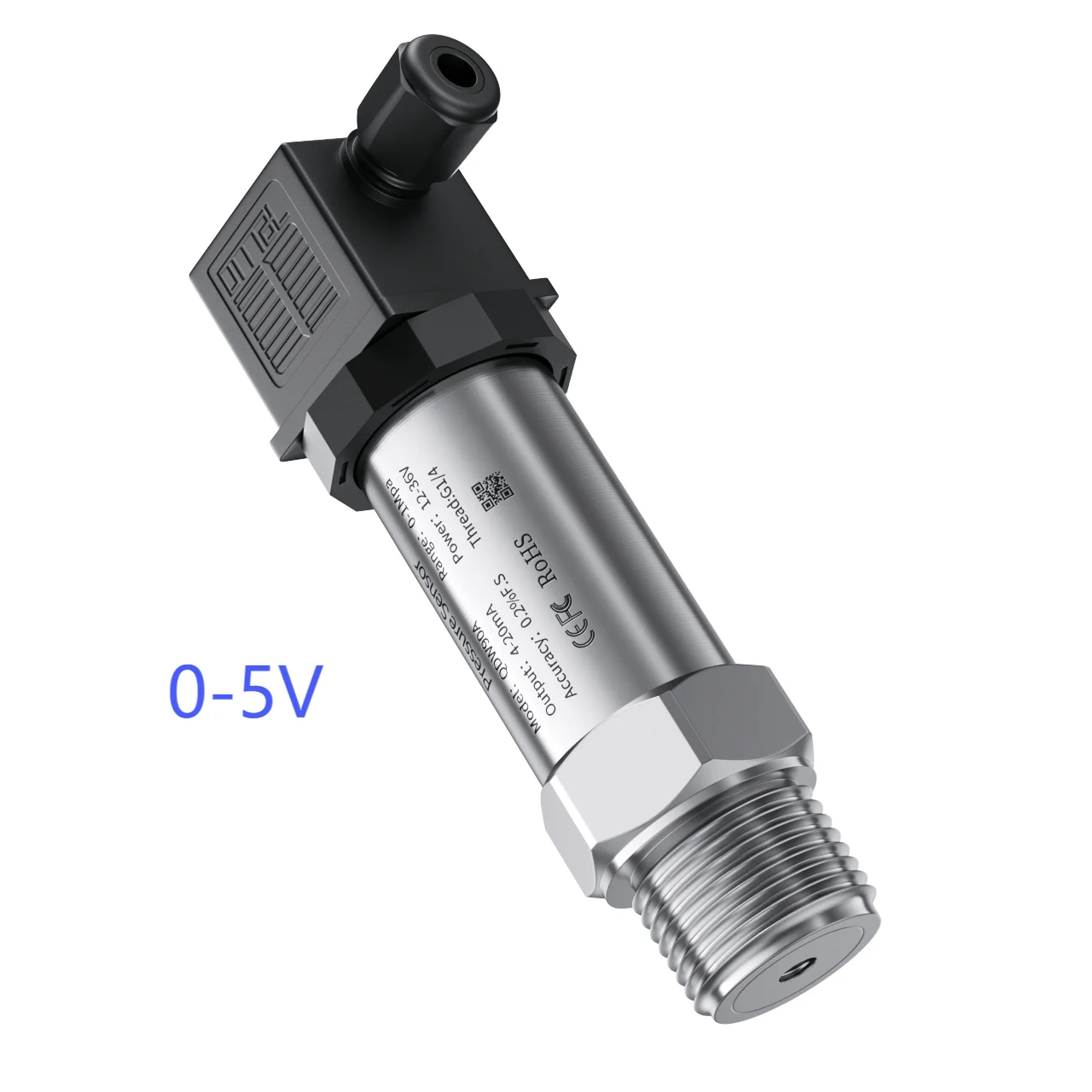 0-5V pressure sensor transmitter for water oil fuel gas air sensor  50mbar 1bar 2.5bar 30bar 50bar 80bar pressure gauge