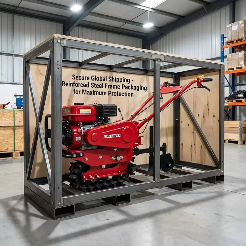 Labor Saving 8HP Diesel Tracked Tiller for High Efficiency Orchard Farming