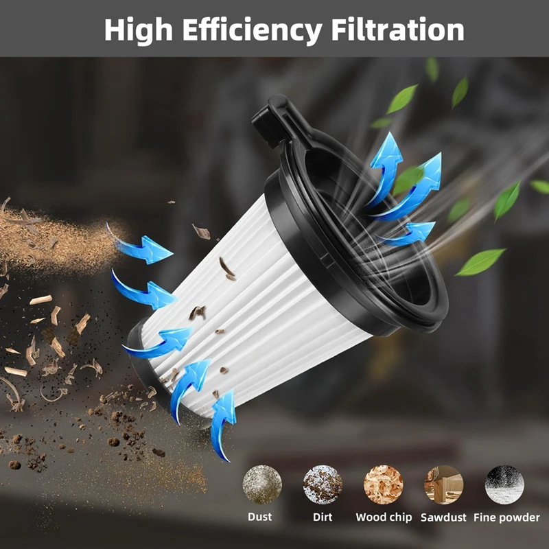 Livre de remplacement pour aspirateur sans fil Wyze, ensemble de pièces filtrantes perfectionnées et lavables