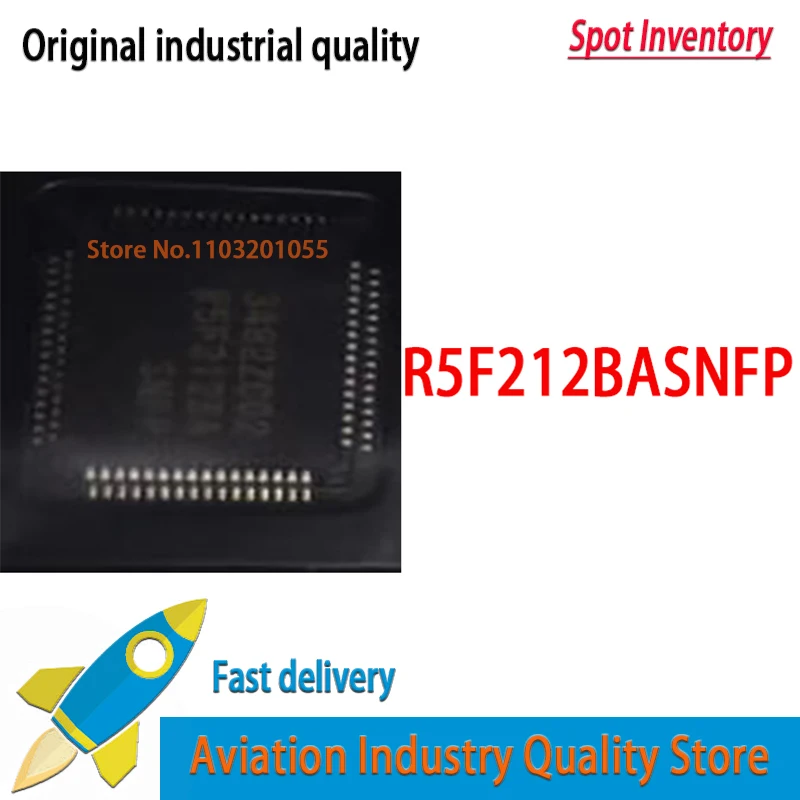 2pcs/lot R5F212BASNFP R5F212BA MCU 16BIT 96KB FLASH 64LQFP Best quality